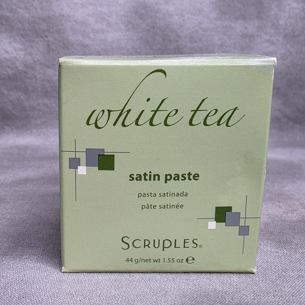 SCRUPLES White Tea Satin Paste  1.55 oz  NEW